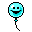 Cyan baloon